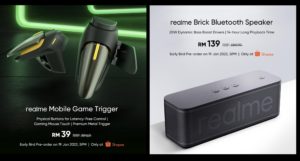 realme Mobile Game Trigger dan realme Brick Bluetooth Speaker kini ditawarkan pada harga yang lebih murah 1