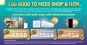 Beli Peralatan Elektronik Hisense dan menangi hadiah percuma bernilai sehingga RM 15,000 20