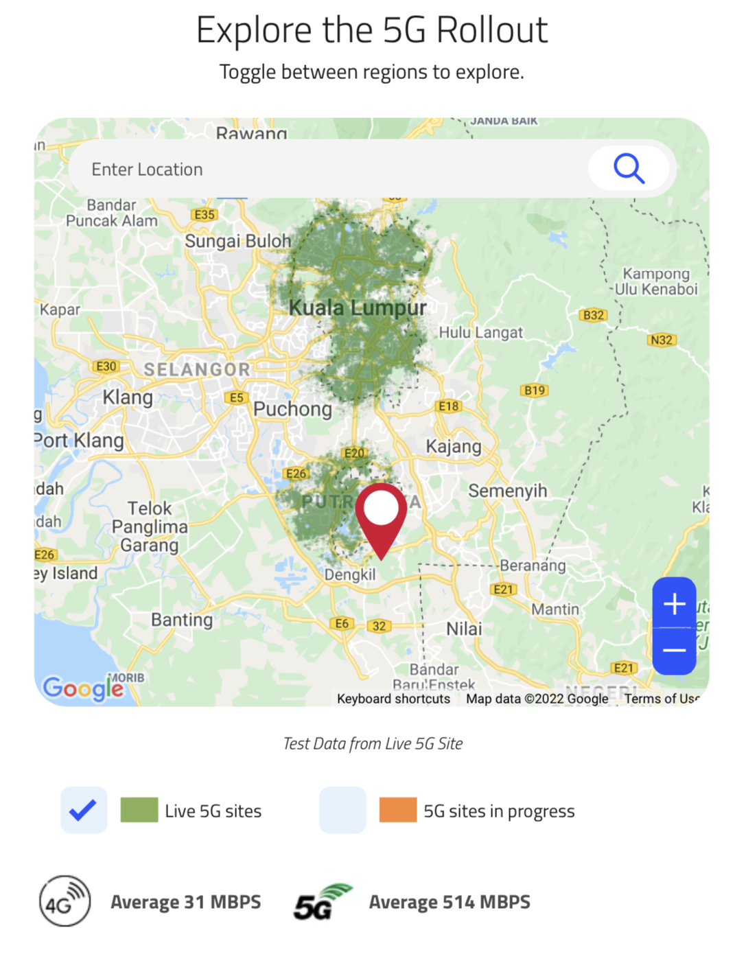 Rangkaian 5G kini di Malaysia - Lihat Liputan 5G di Kawasan Anda 6