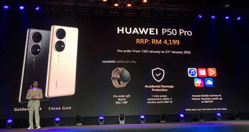 HUAWEI P50 Pro kini ditawarkan di Malaysia pada harga RM 4,199 1