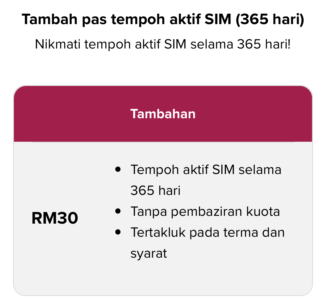Pek Prabayar Hotlink Pantas kini ditawarkan- 20GB Internet pada harga RM 30 sahaja dan sah setahun 11