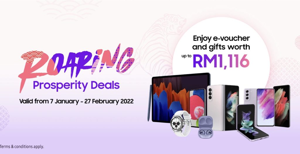 Promosi CNY Samsung berikan anda Angpow dan hadiah percuma bernilai sehingga RM 1116 1