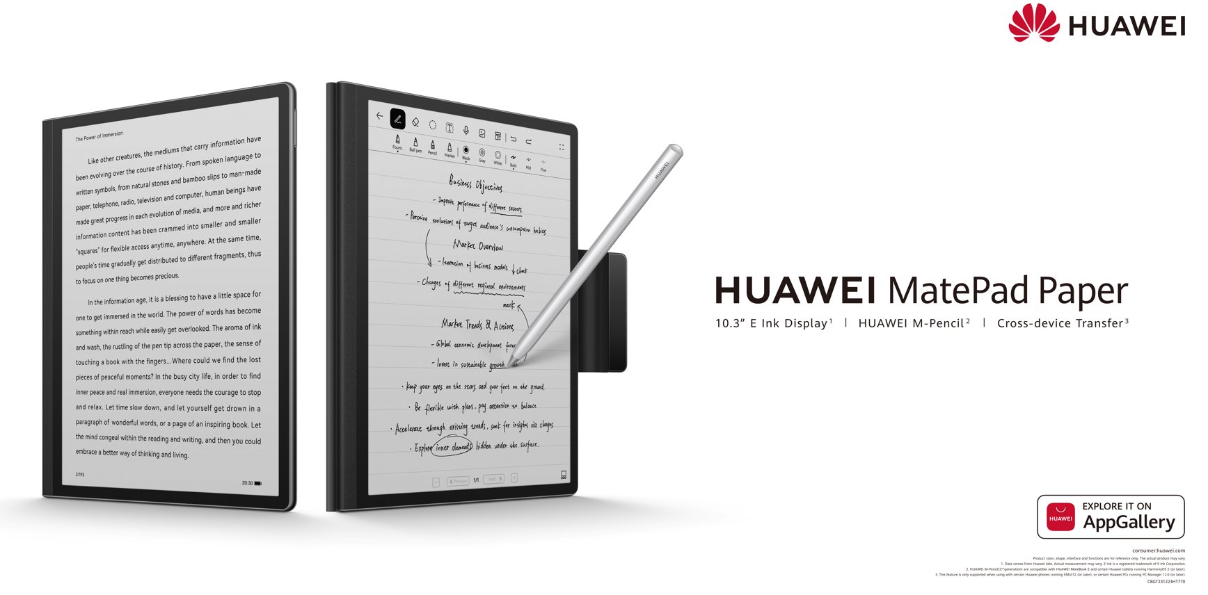 HUAWEI MatePad Paper kini rasmi - tablet E Ink pertama syarikat ini 7