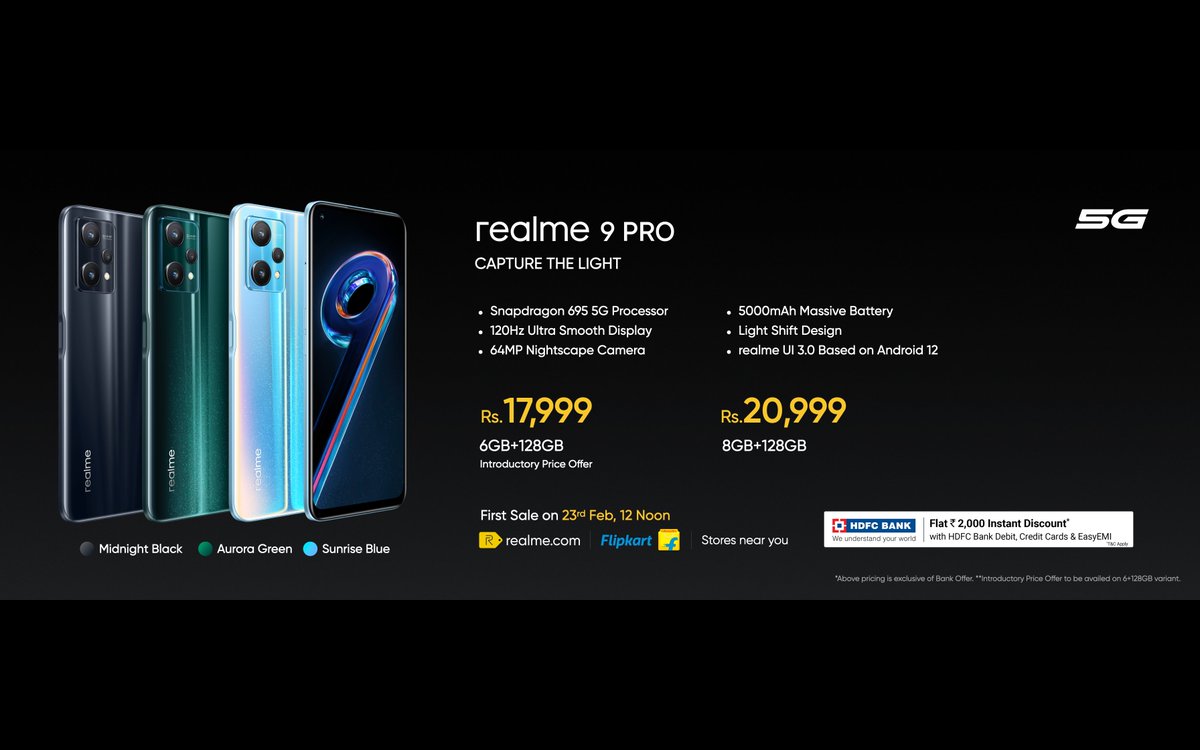 realme 9 Pro+ kini rasmi dengan MediaTek 920 5G, sensor utama 50MP dan pengecasan 60W - realme 9 Pro juga dilancarkan 15