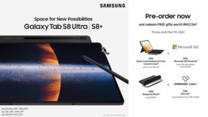 Samsung Galaxy Tab S8 Series kini dibuka untuk pra-tempahan- percuma S Pen dan Book Cover Keyboard 1