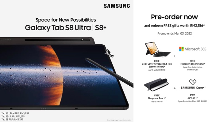 Samsung Galaxy Tab S8 Series kini dibuka untuk pra-tempahan- percuma S Pen dan Book Cover Keyboard 7