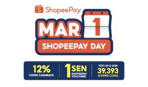 Shopee sambut ShopeePay Day pada 1 Mac ini - cashback dan pelbagai diskaun menarik menanti 1