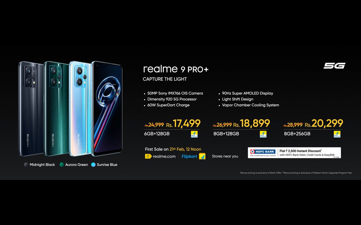 realme 9 Pro+ kini rasmi dengan MediaTek 920 5G, sensor utama 50MP dan pengecasan 60W - realme 9 Pro juga dilancarkan 13