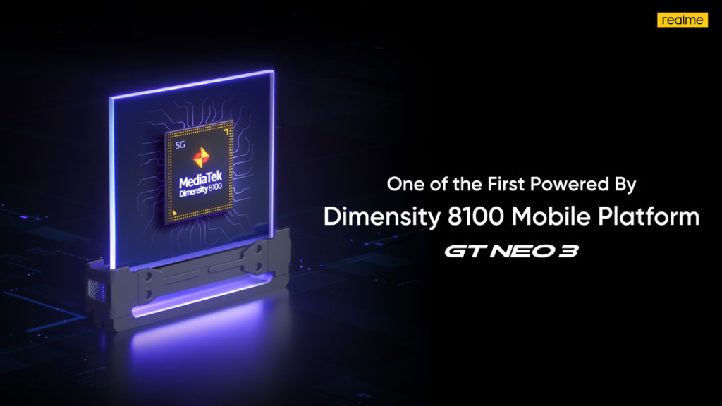 realme GT Neo3 akan hadir dengan cip Dimenisty 8100 dan pengecasan 150W UltraDart 1