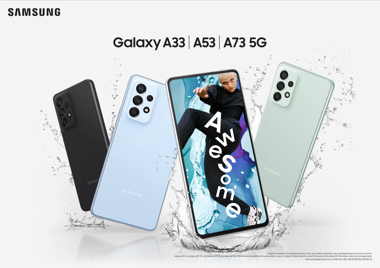 Samsung Galaxy A33 5G dilancarkan secara rasmi pada harga RM1,499 - guna skrin AMOLED 90Hz 9