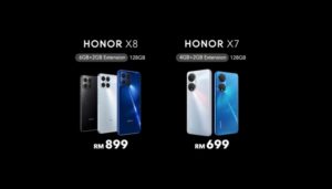 Honor X8 dan Honor X7 kini rasmi di Malaysia dengan skrin FullView 90Hz dan Snapdragon 680 1