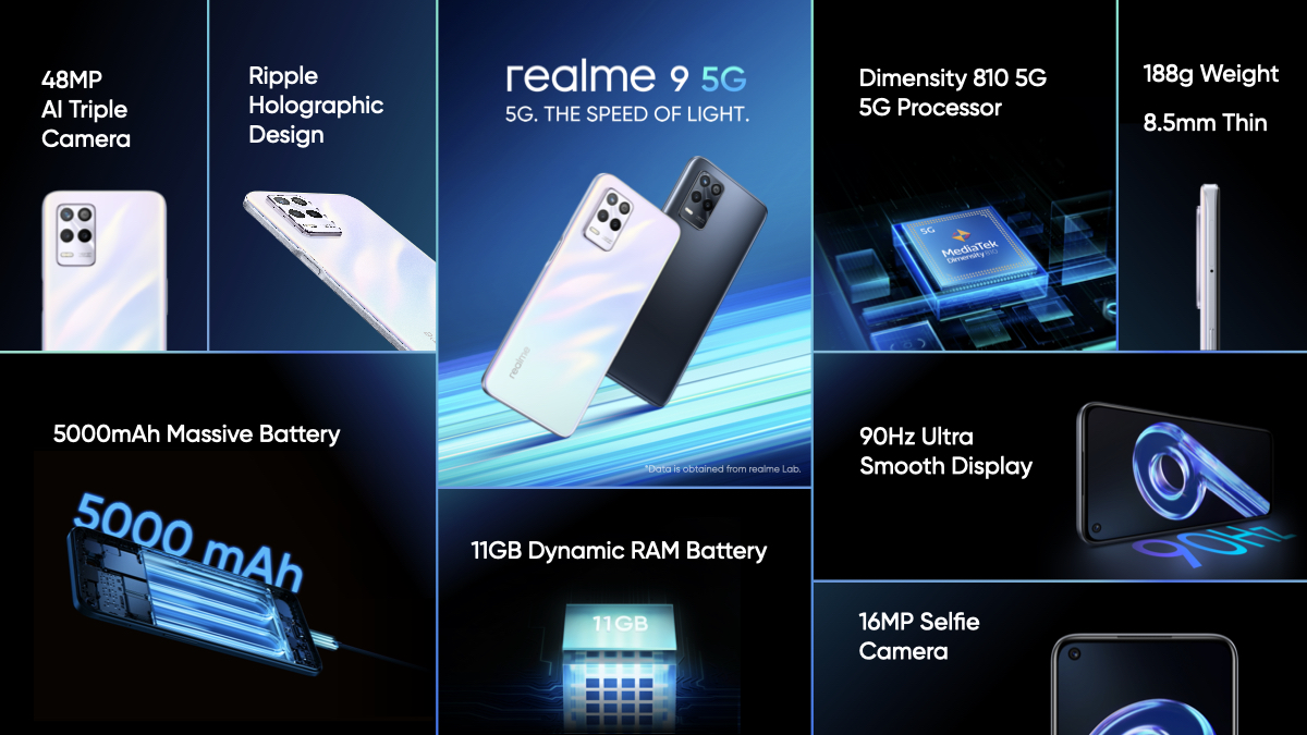 realme 9 SE 5G kini rasmi dengan Snapdragon 778G dan skrin 144Hz - realme 9 5G juga rasmi 14