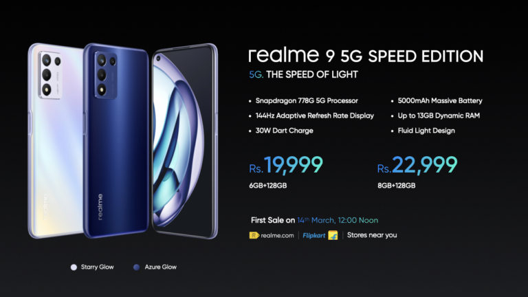 realme 9 SE 5G kini rasmi dengan Snapdragon 778G dan skrin 144Hz - realme 9 5G juga rasmi 10