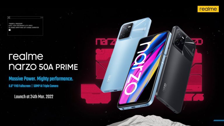 realme Narzo 50A Prime tiba di Malaysia 24 Mac ini - bersama realme GT 2 Pro 7