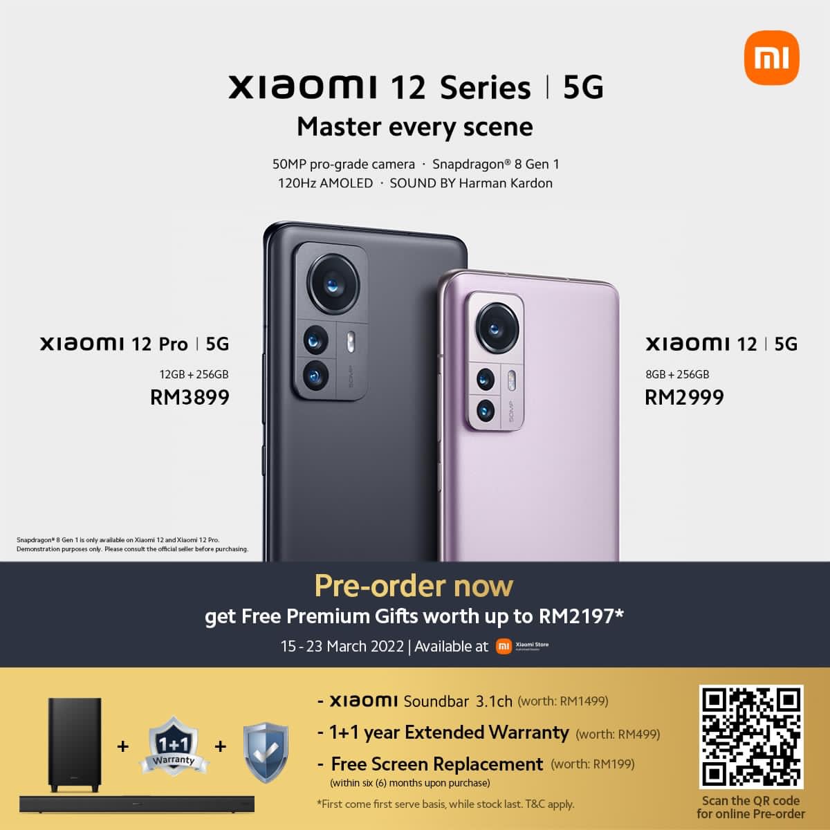 Xiaomi 12 Pro dan Xiaomi 12 kini rasmi di Malaysia dengan cip Snapdragon 8 Gen - harga promosi dari RM 2,799 30