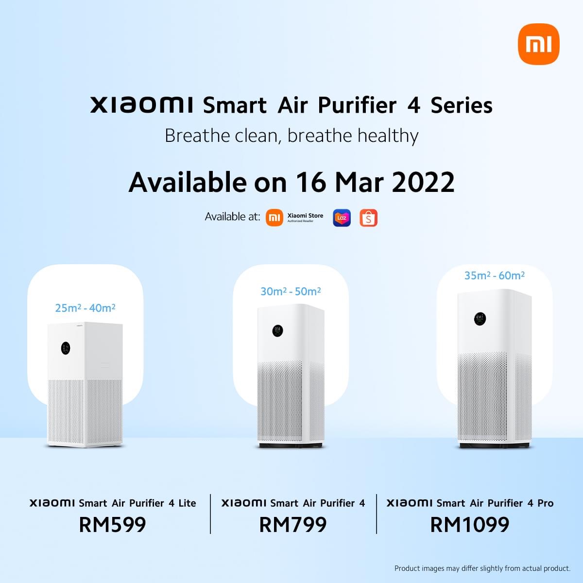 Xiaomi Smart Air Purifier 4 Series kini di Malaysia - harga serendah RM 599 9