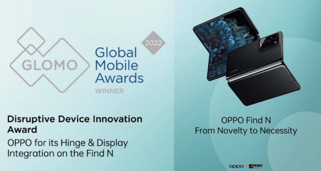 Oppo Find N terima anugerah di Disruptive Device Innovation Award - jualan melebihi satu juta unit 1