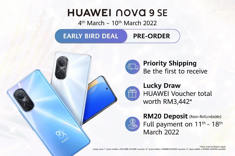HUAWEI nova 9 SE akan dilancarkan di Malaysia 11 Mac ini 6