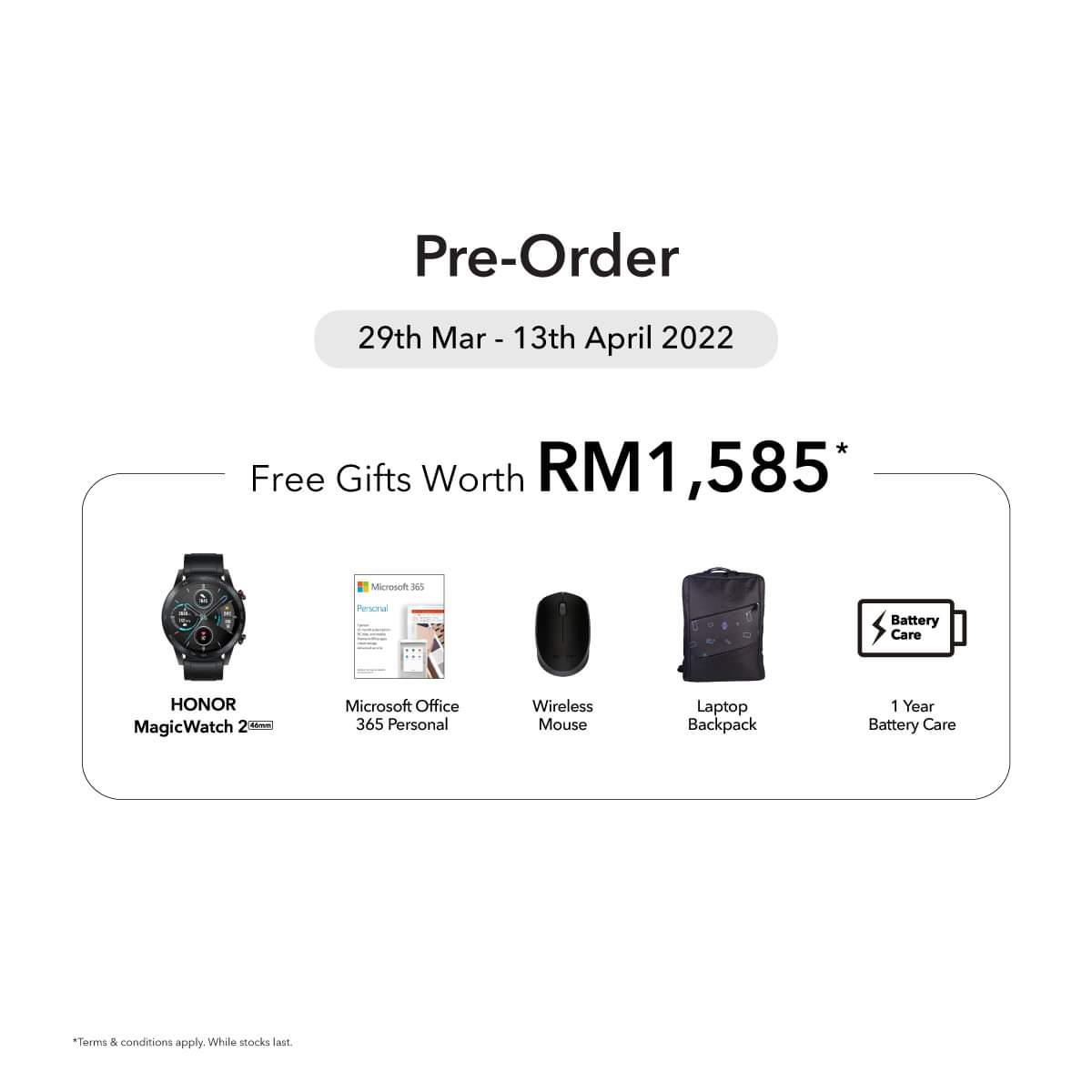 Honor MagicBook 16 kini rasmi di Malaysia dengan skrin 144Hz dan AMD Ryzen 7 19
