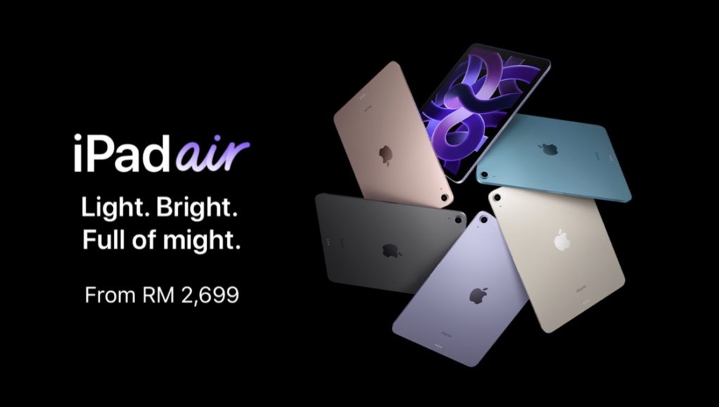 Apple iPad Air kini rasmi dengan cip Apple M1 dan 5G - harga dari RM 2,699 1