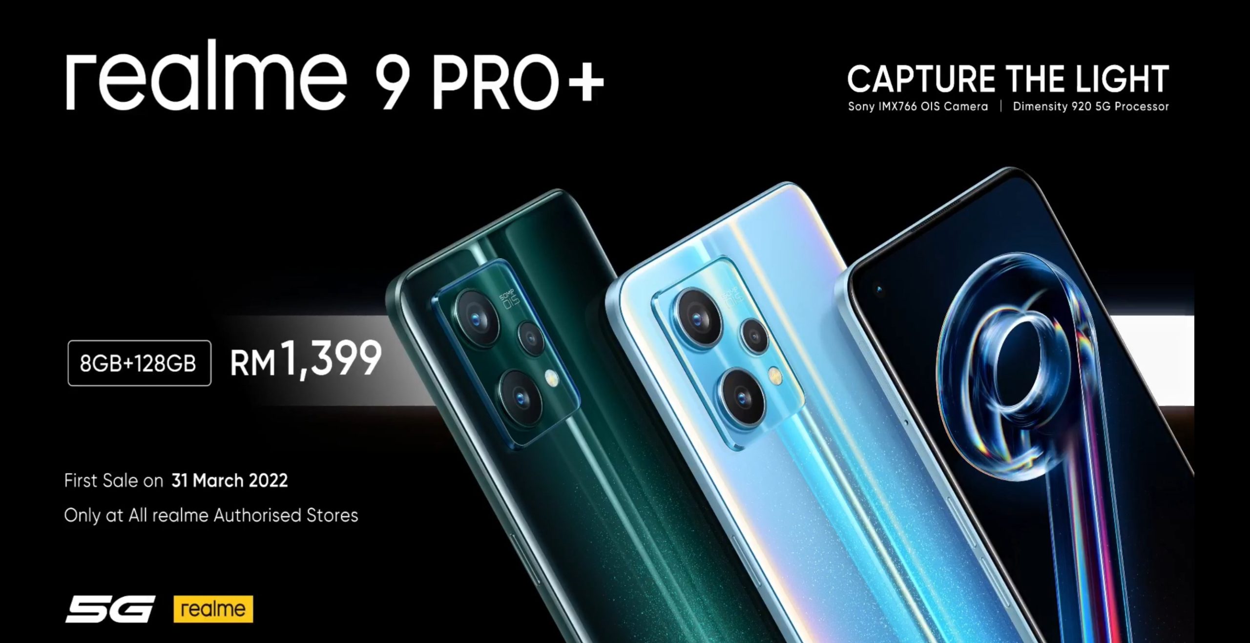 realme 9 Pro+ kini rasmi di Malaysia pada harga RM 1,599 9
