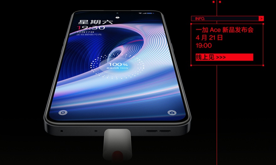 OnePlus Ace akan dilancarkan pada 21 April - guna cip Dimensity 8100 dan pengecasan pantas 150W 9