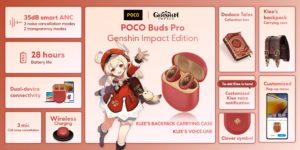 POCO Buds Pro Genshin Impact Edition kini rasmi - harga promosi RM 259 sahaja 5