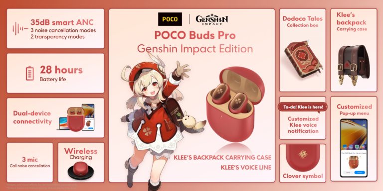 POCO Buds Pro Genshin Impact Edition kini rasmi - harga promosi RM 259 sahaja 9
