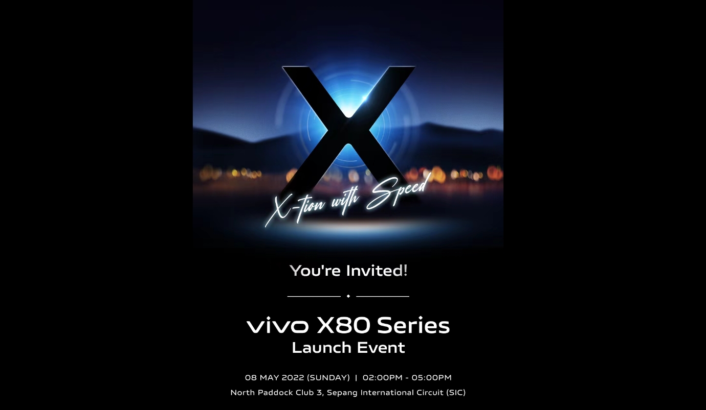 vivo X80 Series akan dilancarkan di Malaysia pada 8 Mei 202 3