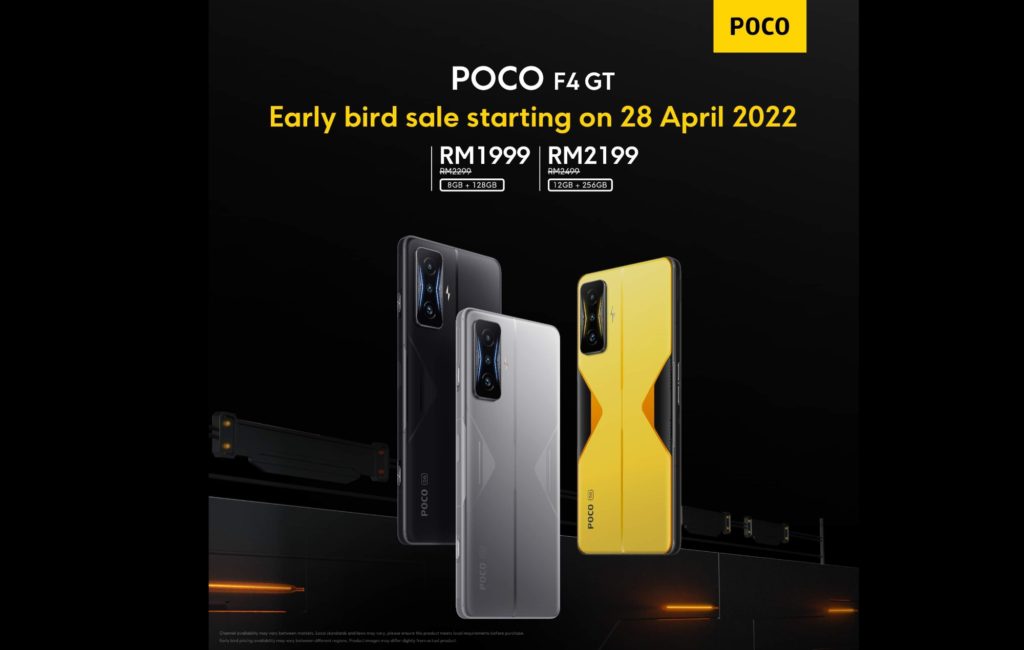 Poco F4 GT kini rasmi dengan Snapdragon 8 Gen 1 - harga promosi dari RM 1,999 sahaja 1