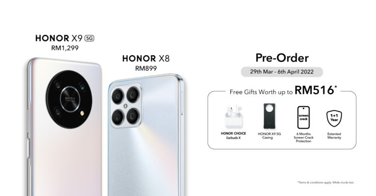 HONOR X9 5G diiktiraf sebagai Telefon Pintar Kegemaran Utama Pengguna di China -Pra tempahan kini dibuka 10