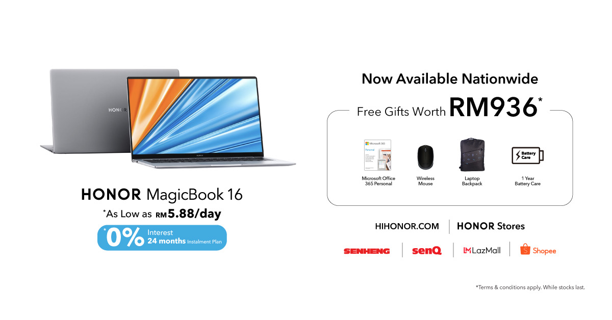Honor X9, Honor X7 dan MagicBook 16 kini ditawarkan di Malaysia 9