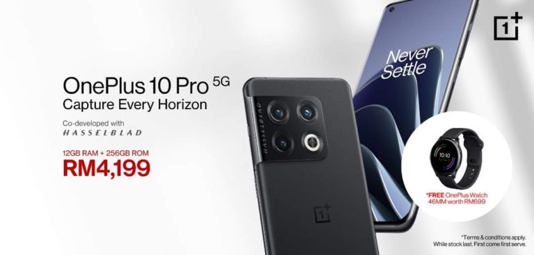 OnePlus 10 Pro akan ditawarkan di Malaysia mulai 5 April pada harga RM 4,199 9