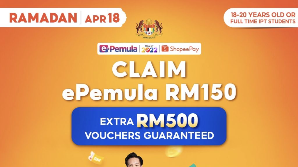 Tebus kredit ePemula RM 150 di ShopeePay dan nikmati ganjaran tambahan bernilai RM 500 1