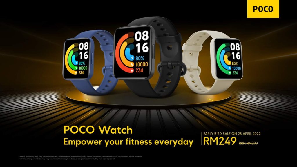 Poco Watch kini rasmi - Jam Pintar Bajet dengan skrin AMOLED dan GPS 1