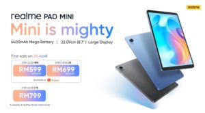 realme Pad Mini kini rasmi di Malaysia dengan cip Unisoc T616 pada harga promosi serendah RM 599 sahaja 1