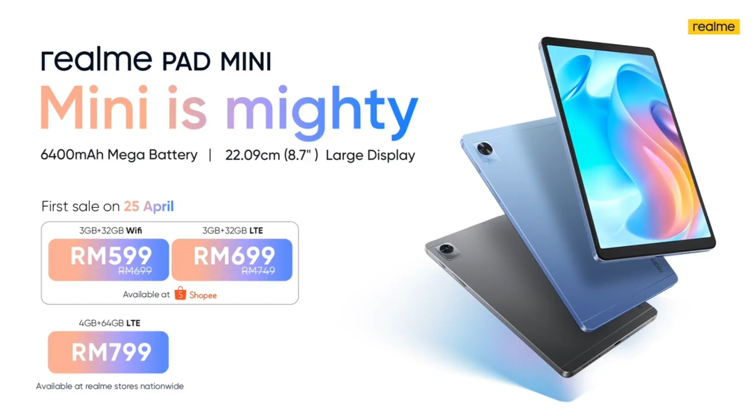 realme Pad Mini kini rasmi di Malaysia dengan cip Unisoc T616 pada harga promosi serendah RM 599 sahaja 5