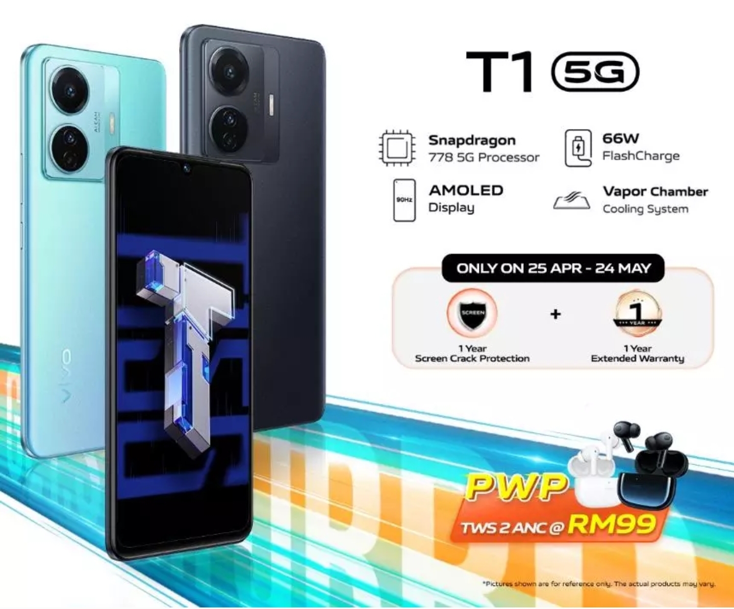 vivo T1 5G dan vivo T1x kini rasmi di Malaysia pada harga dari RM 649 sahaja 8