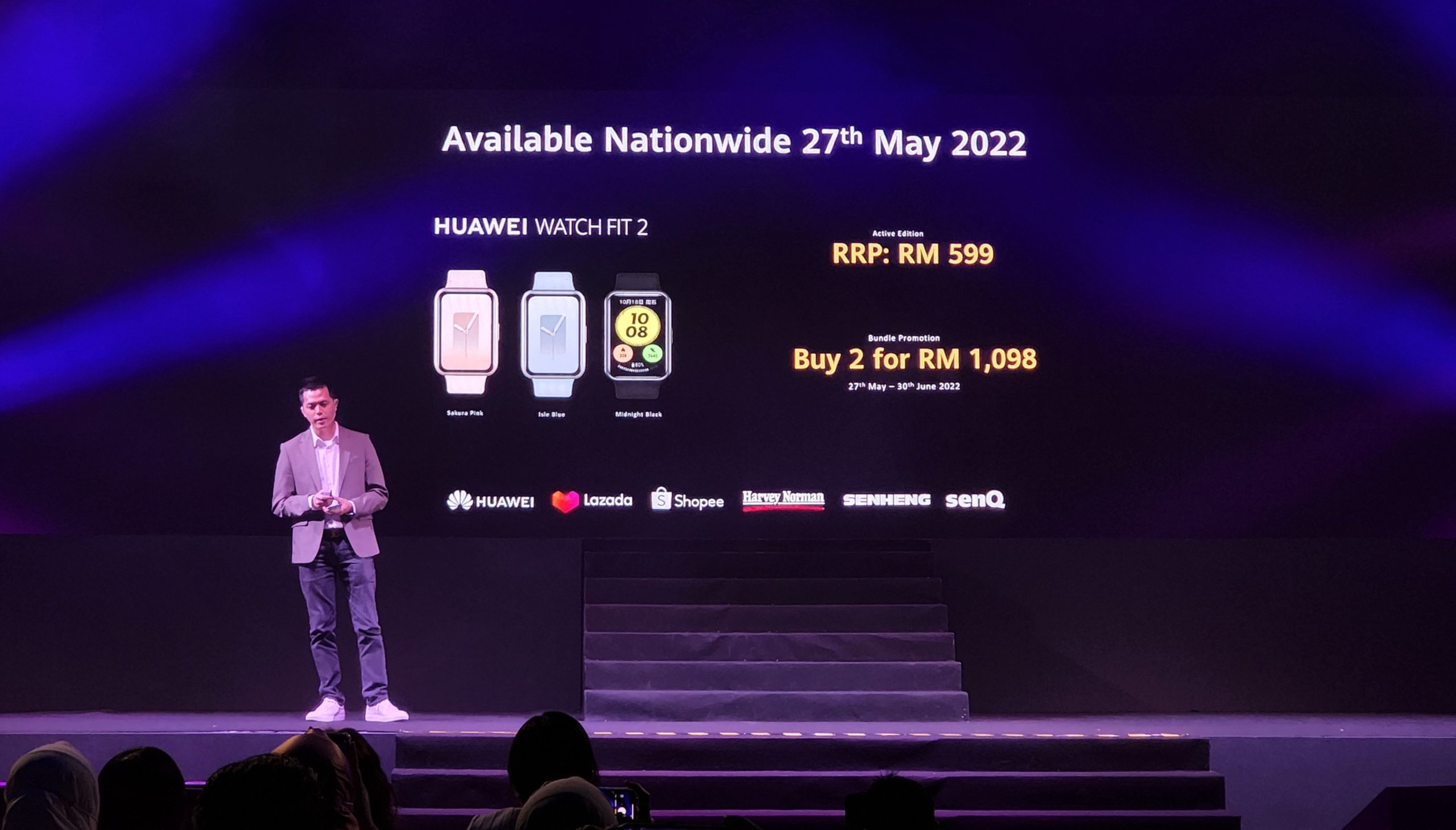 HUAWEI Watch Fit 2 kini di Malaysia pada harga RM 599 9