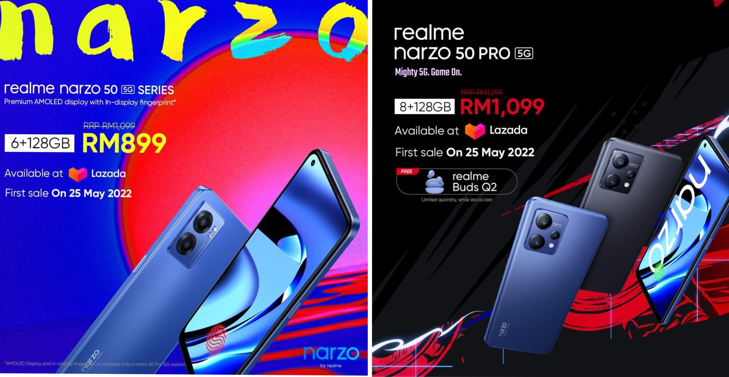 realme Narzo 50 Pro 5G dan Narzo 50 kini di Malaysia - harga promosi dari RM 899 sahaja 7