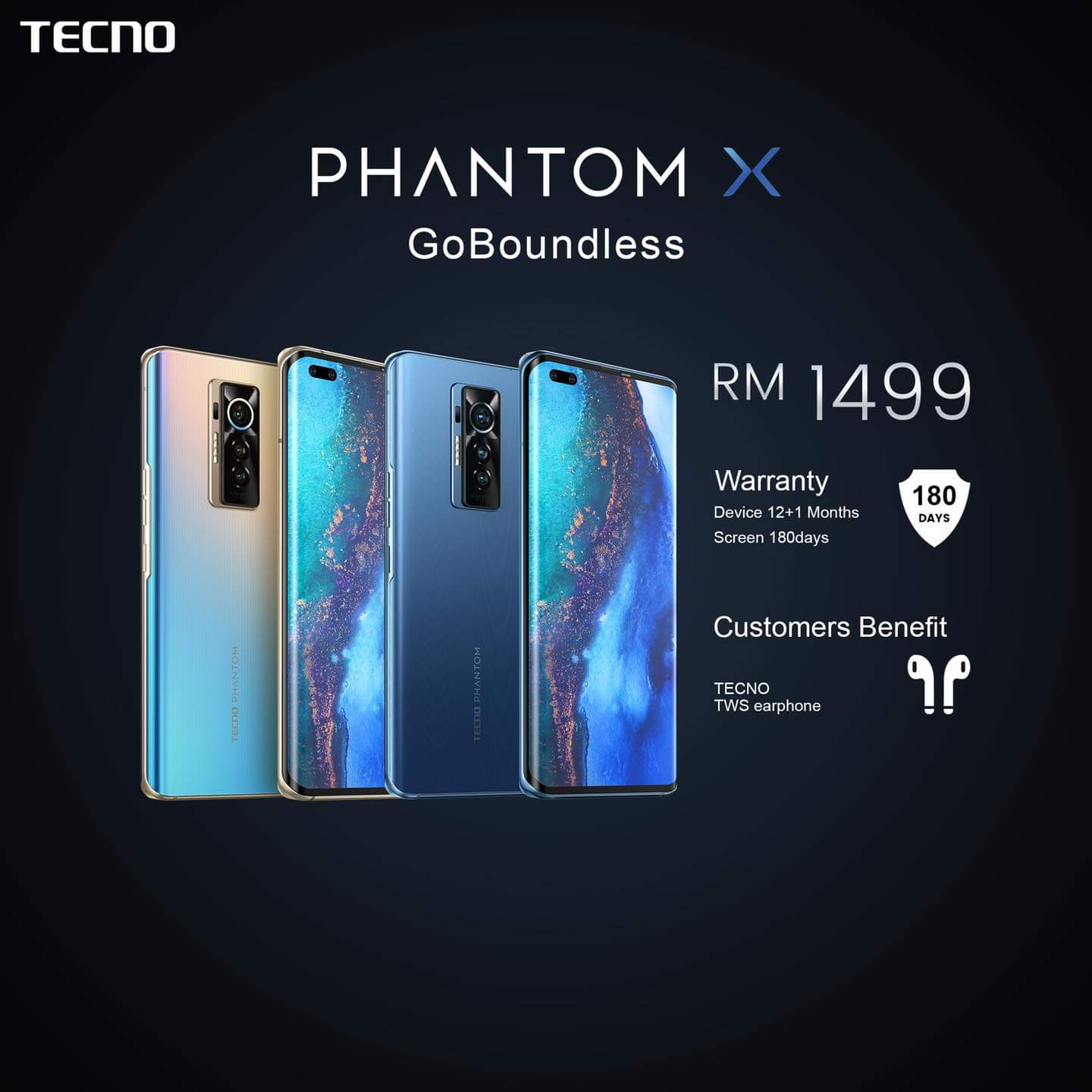 TECNO Phantom X- 5 Ciri Premium Telefon Pintar Bernilai RM 1,499 ini 21