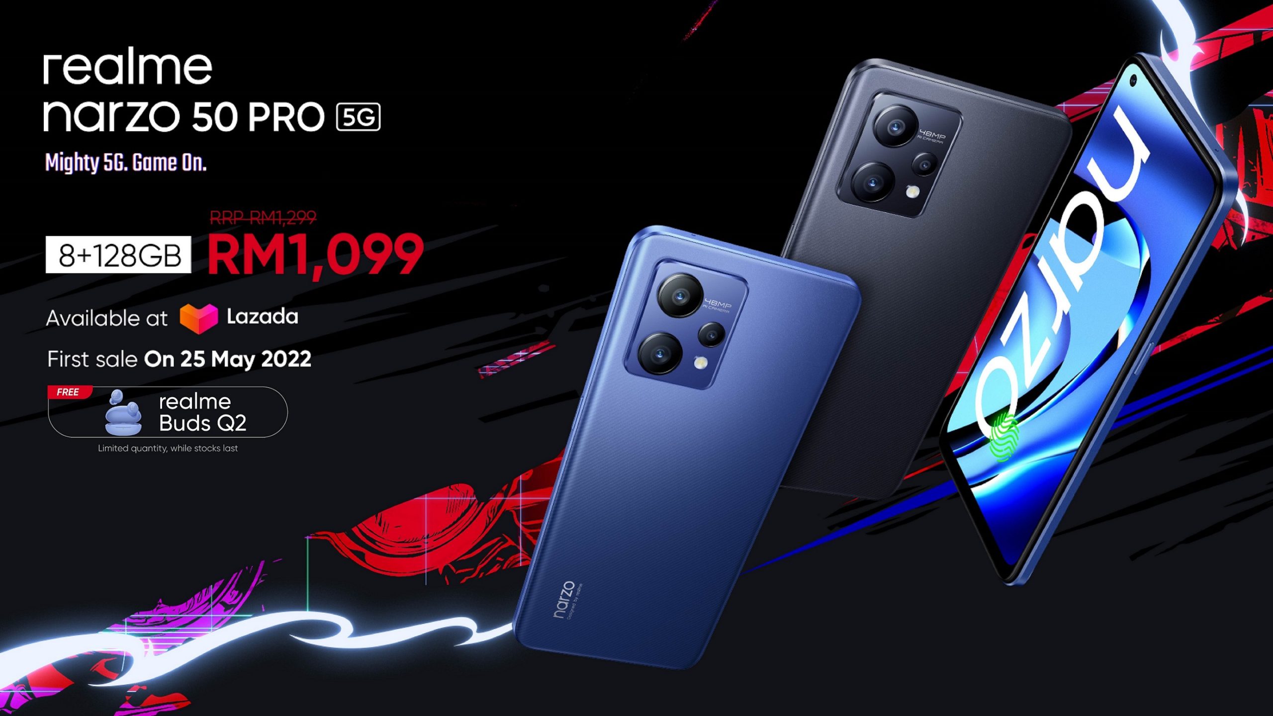 realme Narzo 50 Pro 5G dan Narzo 50 5G akan dijual tengah malam ini di Lazada - harga promo RM899 sahaja 10