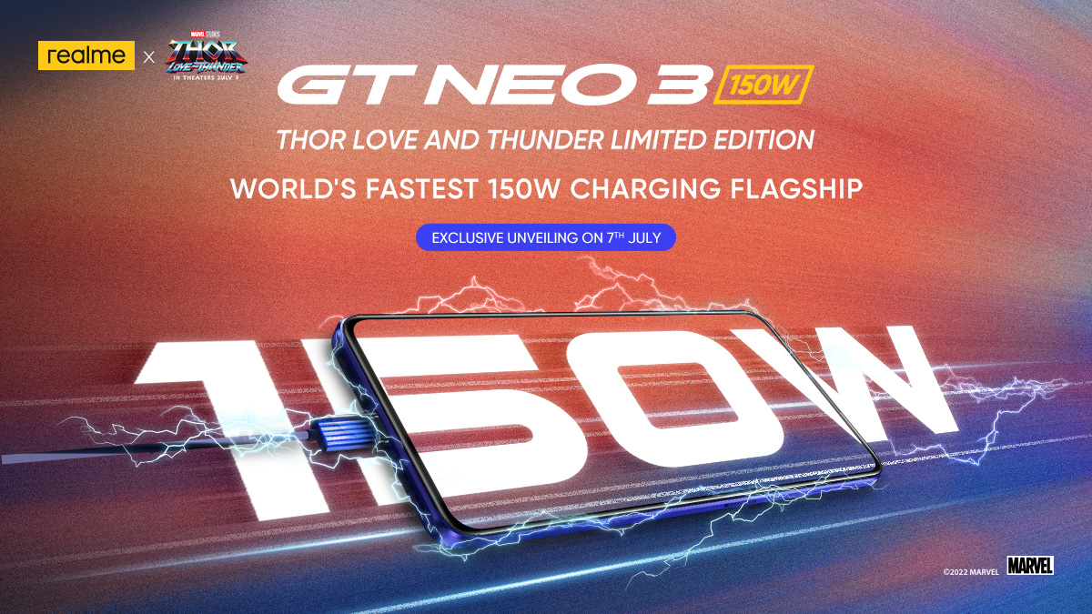 realme GT Neo 3 150W edisi Thor: Love and Thunder akan dilancarkan secara rasmi pada 7 Julai ini 9