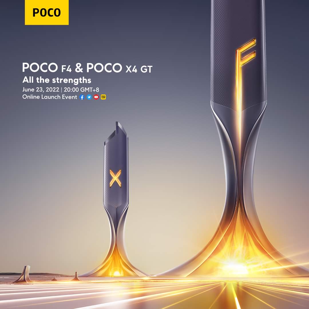 Poco X4 GT akan dilancarkan 23 Jun ini dengan cip Dimensity 8100 dan skrin 144Hz 3