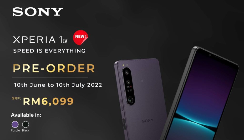 Sony Xperia 1 IV kini dibuka untuk pra-tempahan - harga RM 6,099 1