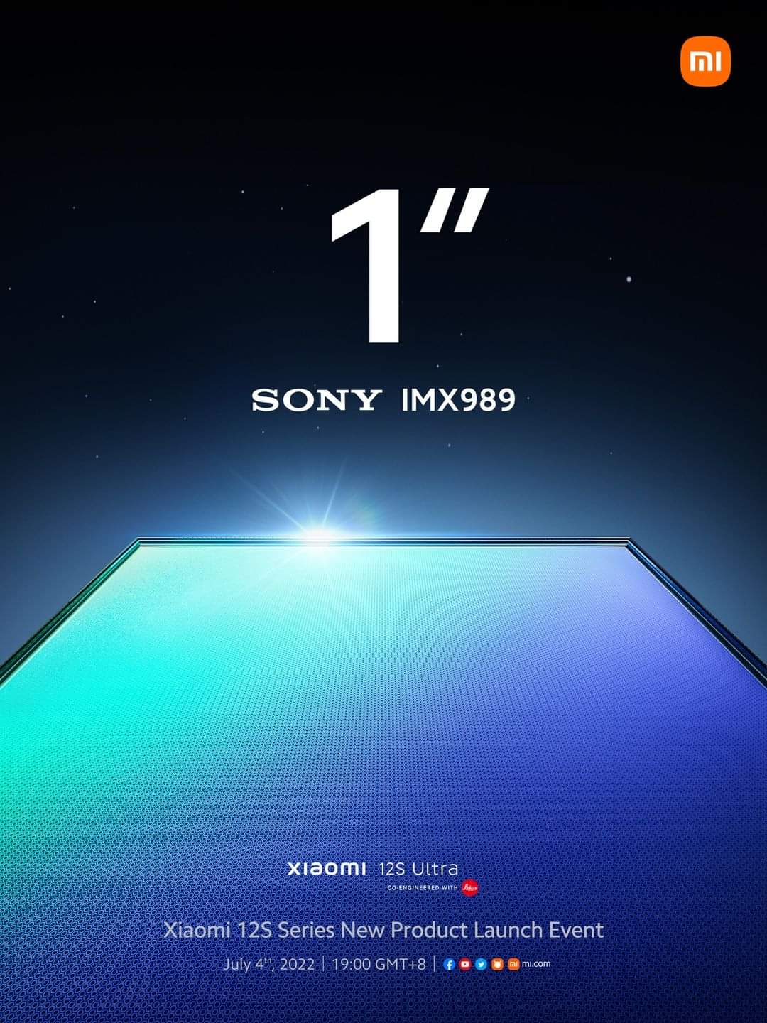 Xiaomi 12S Ultra disahkan akan memiliki sensor 1" Sony IMX989 3