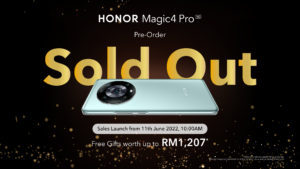 Pra-tempahan HONOR Magic4 Pro habis terjual - jualan rasmi bermula 11 Jun ini 15