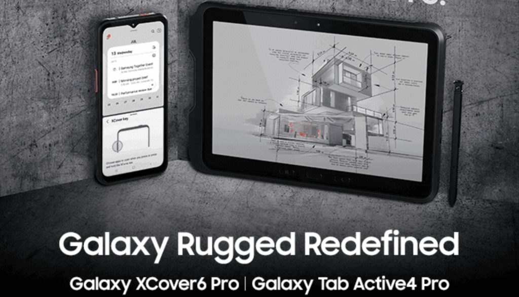 Samsung Galaxy XCover6 Pro dan Galaxy Tab Active4 Pro akan dilancarkan 12 Julai ini - perani tahan lasak 1
