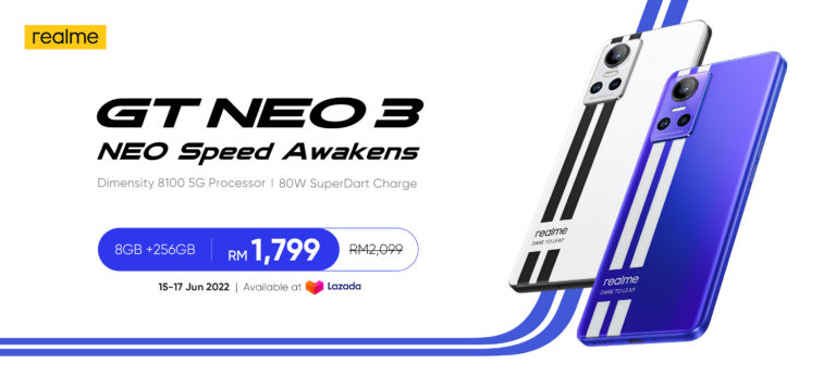 realme GT Neo 3 kini rasmi di Malaysia - harga promosi RM 1,799 sahaja 6