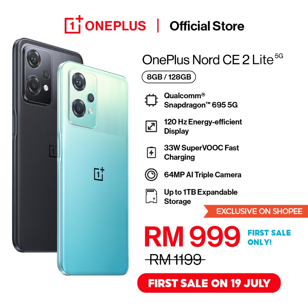 OnePlus Nord CE 2 Lite 5G kini di Malaysia - harga promosi RM 999 sahaja di Shopee 5